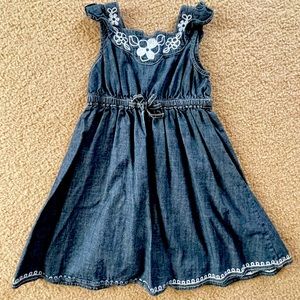 Gymboree Girls Denim Sleeveless Dress